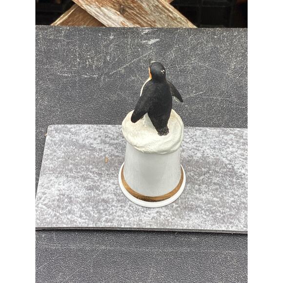 Sterling Classic Brooks & Bentley Gentle Majesty Penguin with Pup Figurine - Picture 2 of 3